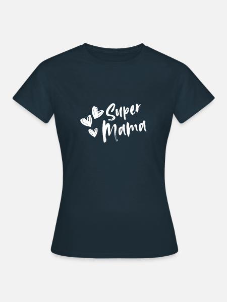 SuperMAMA - Frauen T-Shirt - Navy