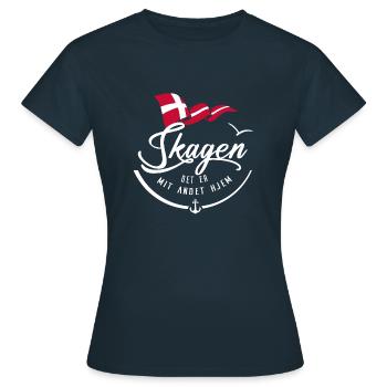 SKAGEN - Ma résidence secondaire - w - T-shirt Femme - marine - Devant - AI Model Female 172 dark (172cm)