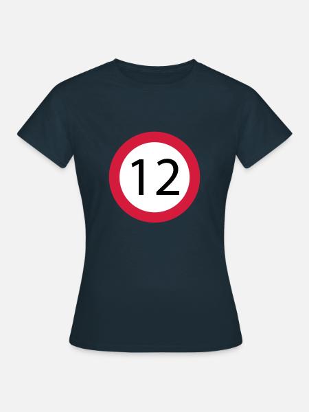 12 - Women's T-Shirt - navy
