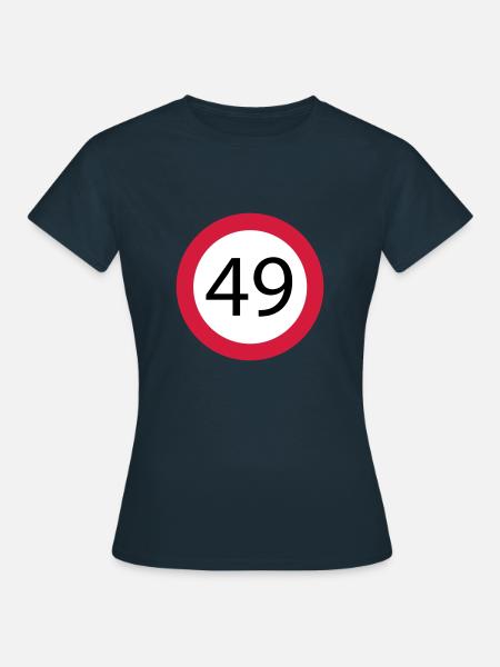49 - T-shirt Femme - marine