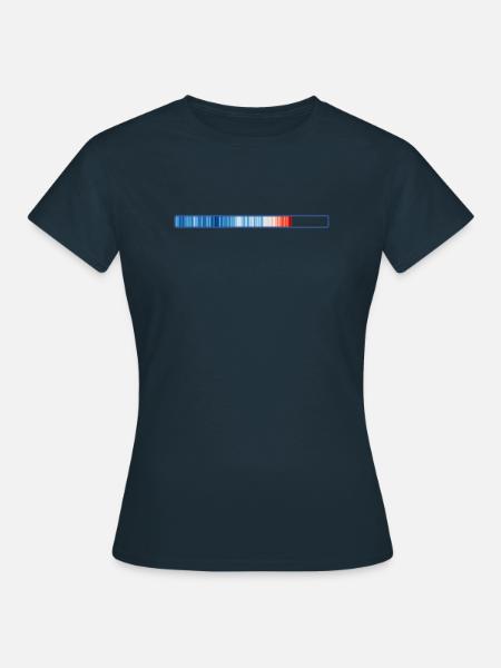 climate overload - Frauen T-Shirt - Navy
