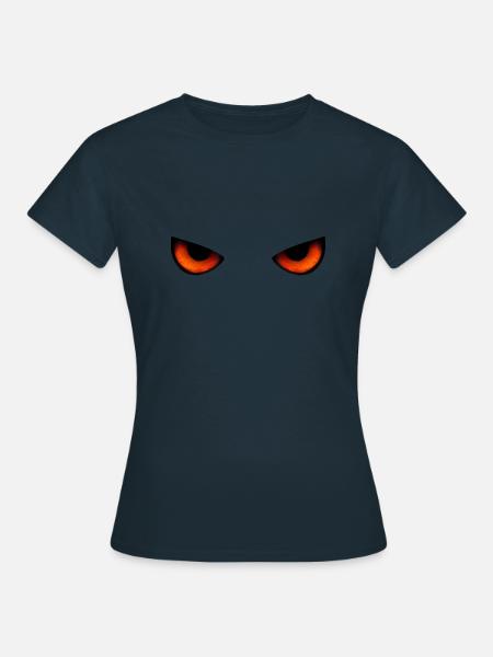 Augen - Frauen T-Shirt - Navy