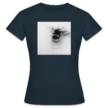 Dicker Brummer - Frauen T-Shirt - Navy - Vorne - AI Model Female 172 dark (172cm)