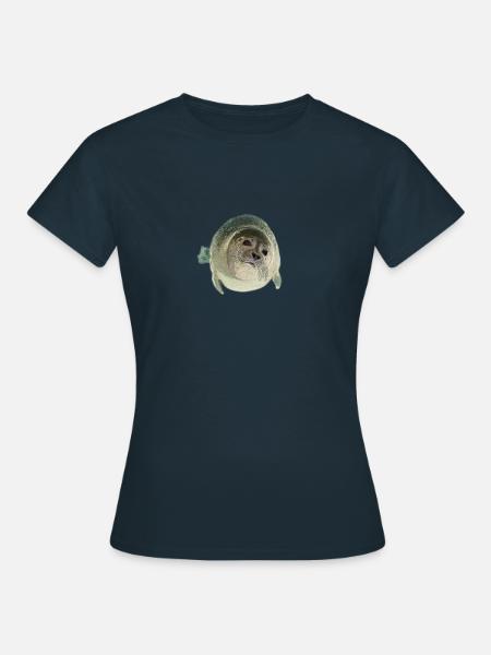 Robbe - Dame-T-shirt - marineblå