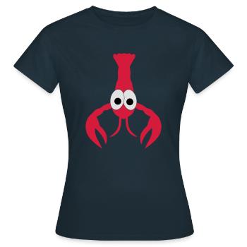 Homard - T-shirt Femme - marine - Devant - AI Model Female 172 dark (172cm)