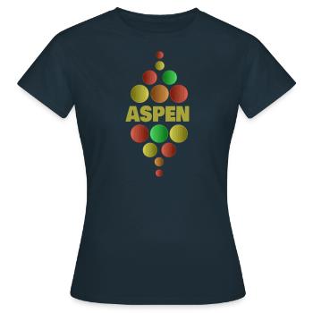 Cadeau pour Aspen - T-shirt Femme - marine - Devant - AI Model Female 172 dark (172cm)