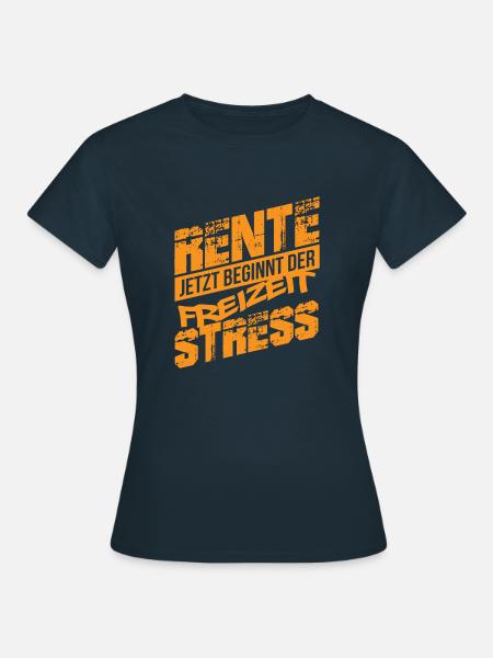 Rente - Frauen T-Shirt - Navy