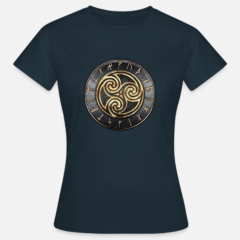 Triskele - Women's T-Shirt - navy