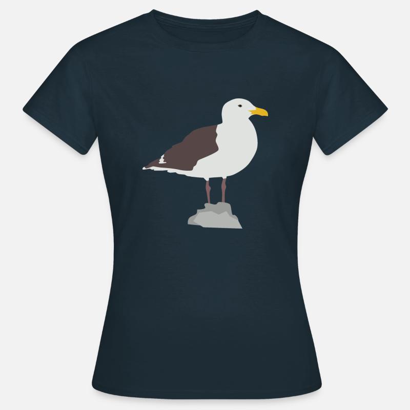 Möwe - Frauen T-Shirt - Navy