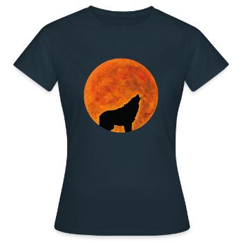 Call of the Harvest - Women's T-Shirt - navy - Front - AI Model Female 172 dark (172cm)