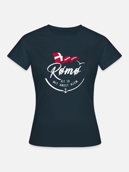 RÖMÖ - Meine zweite Heimat - w - Frauen T-Shirt - Navy