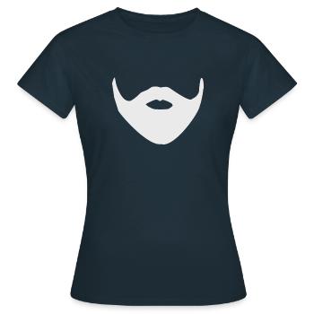 Barbe barbe - T-shirt Femme - marine - Devant - AI Model Female 172 dark (172cm)