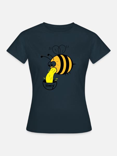 making of honey - bee :-) - Women's T-Shirt - navy