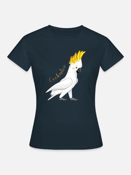 kaketoe - Dame-T-shirt - marineblå