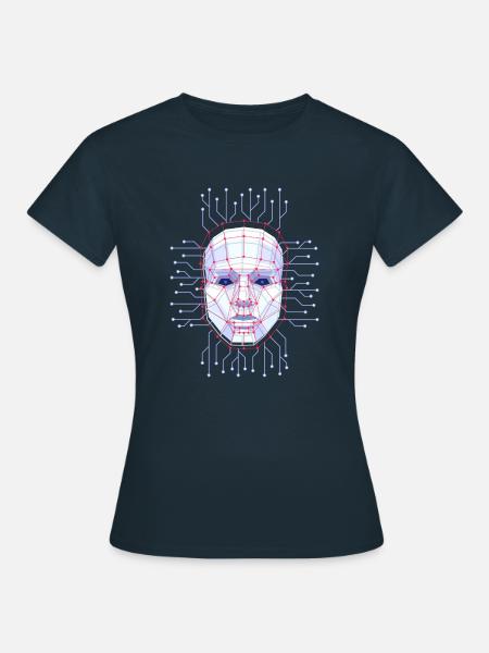 Künstliche Intelligenz - Frauen T-Shirt - Navy