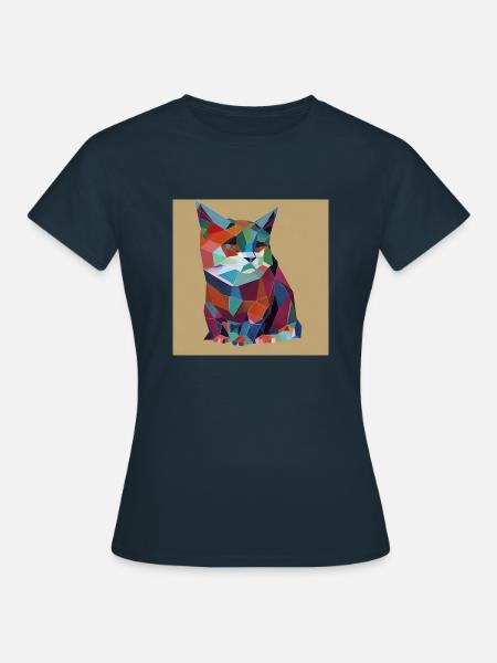 Origami - Frauen T-Shirt - Navy