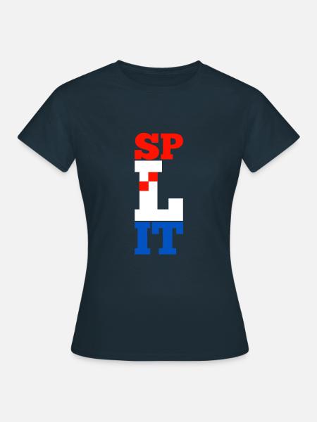 Split - Frauen T-Shirt - Navy