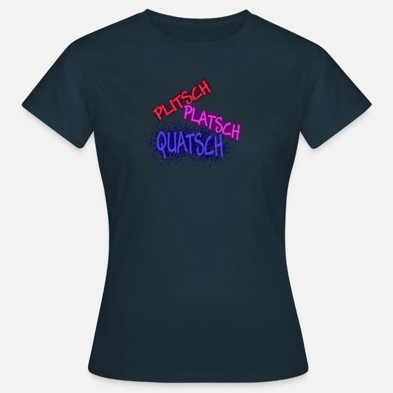 splash splash nonsense dark - Women's T-Shirt - navy