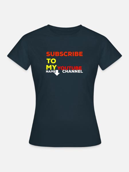 Kanal abonnieren - Frauen T-Shirt - Navy