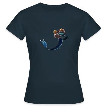 Mermaid - Mermaid - Women's T-Shirt - navy - Front - AI Model Female 172 dark (172cm)