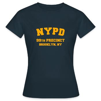 Nypd Brooklyn nine nine B99 - Women's T-Shirt - navy - Front - AI Model Female 172 dark (172cm)