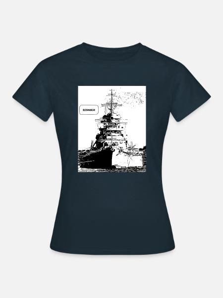 gepanzertes Design - Frauen T-Shirt - Navy