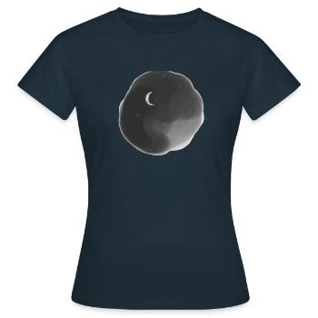 Sternenhimmel-Tshirt - Frauen T-Shirt - Navy - Vorne - AI Model Female 172 dark (172cm)