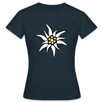 Edelweiss - T-shirt Femme - marine - Devant - AI Model Female 172 dark (172cm)