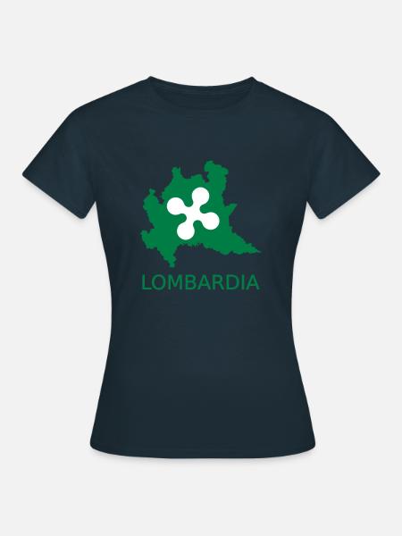 Lombardei Italien 1 - Frauen T-Shirt - Navy