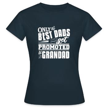 GROßVATER - Frauen T-Shirt - Navy - Vorne - AI Model Female 172 dark (172cm)
