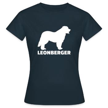 Leonberger - Women's T-Shirt - navy - Front - AI Model Female 172 dark (172cm)