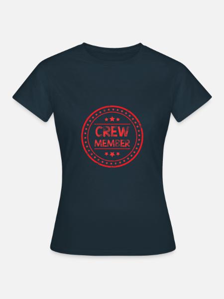 Crew Mitglied - Frauen T-Shirt - Navy