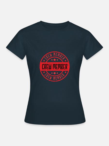 Crew Mitglied - Frauen T-Shirt - Navy