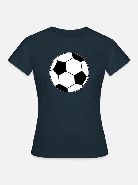 Fussball - Frauen T-Shirt - Navy