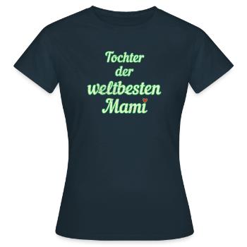 Weltbeste Mami - Frauen T-Shirt - Navy - Vorne - AI Model Female 172 dark (172cm)