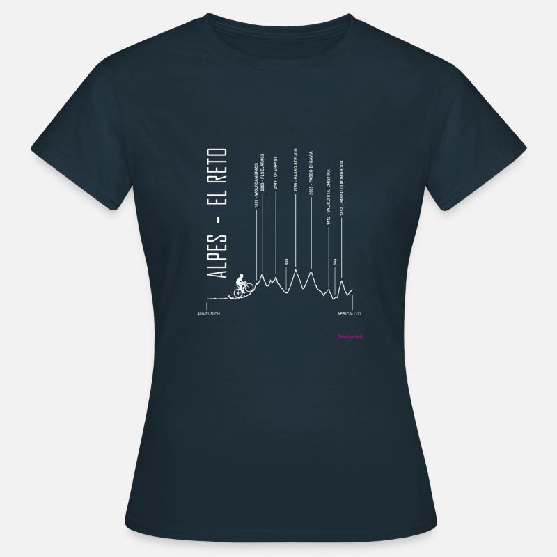 ZURICH APRICA for black - Women's T-Shirt - navy