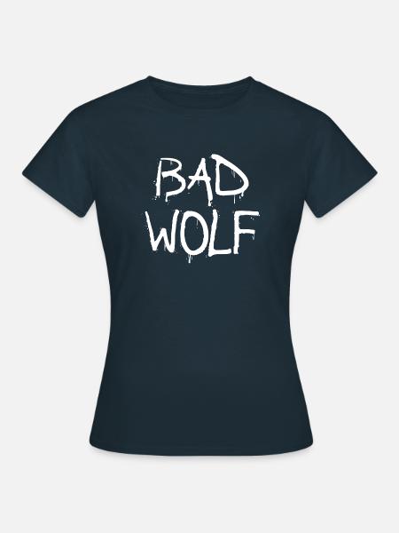 Bad Wolf - Frauen T-Shirt - Navy