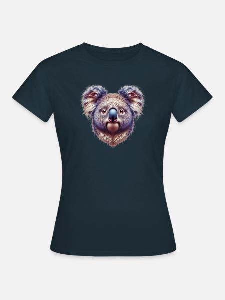 Koala - Dame-T-shirt - marineblå