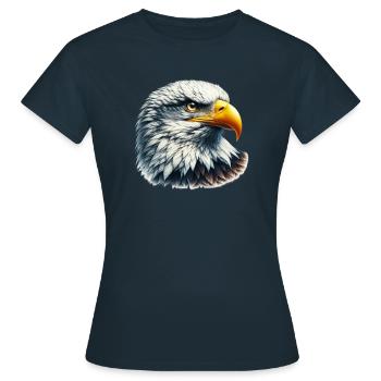 Eagle - Women's T-Shirt - navy - Front - AI Model Female 172 dark (172cm)