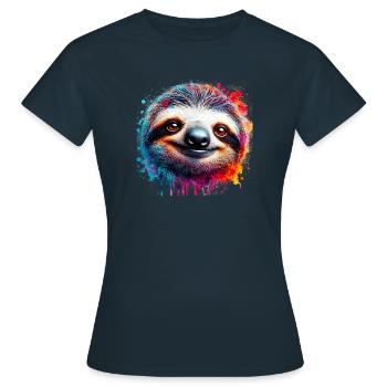 Paresse - T-shirt Femme - marine - Devant - AI Model Female 172 dark (172cm)