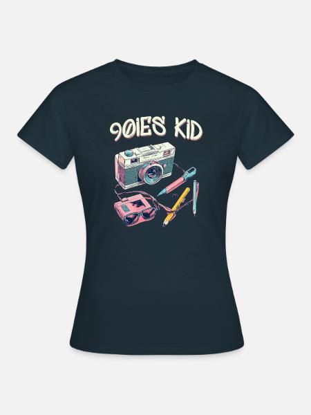 Kind der 90er Jahre - Frauen T-Shirt - Navy
