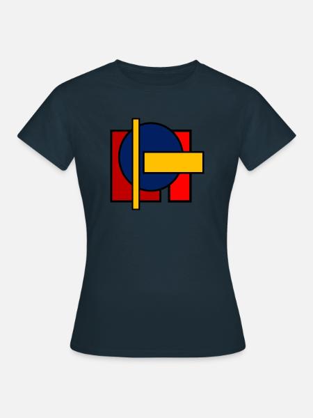 Bauhaus Kunst - Frauen T-Shirt - Navy