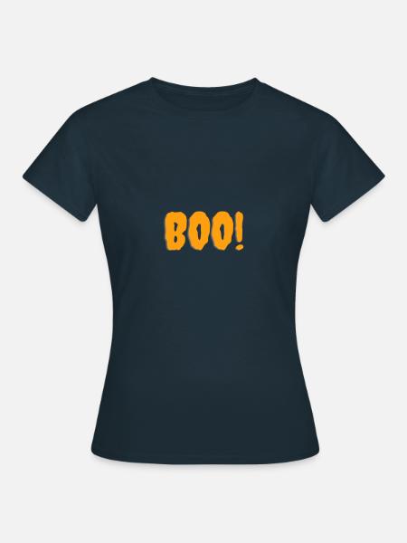 Boo - Frauen T-Shirt - Navy