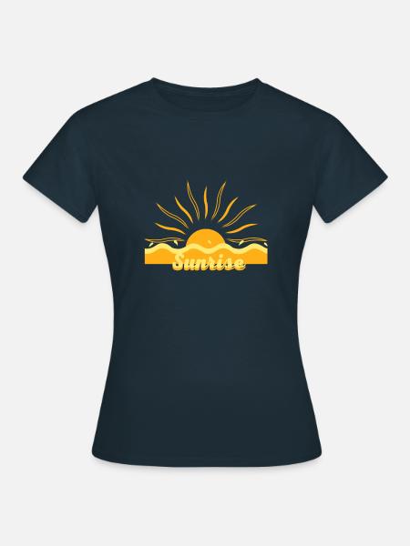 Sunrise - Frauen T-Shirt - Navy