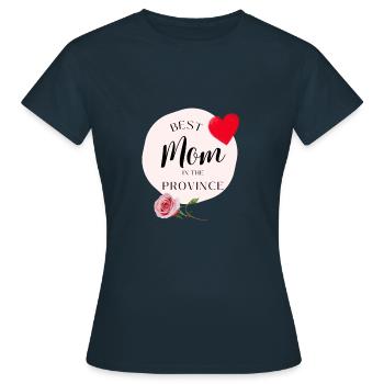 Province - Women's T-Shirt - navy - Front - AI Model Female 172 dark (172cm)