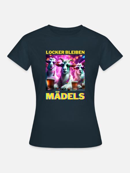 Locker Bleiben - Frauen T-Shirt - Navy