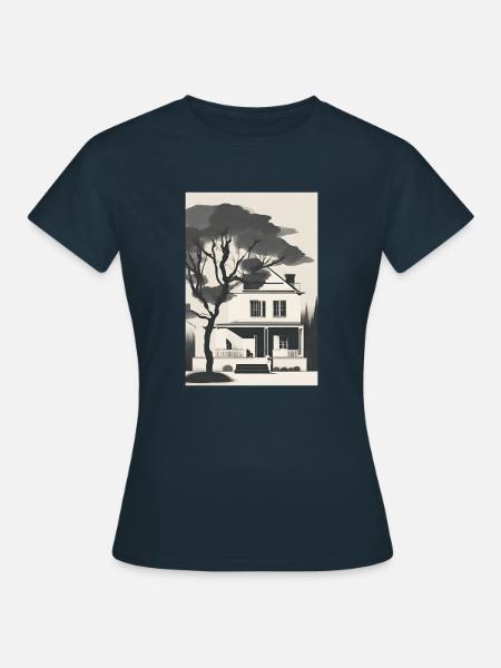 Haus - Frauen T-Shirt - Navy