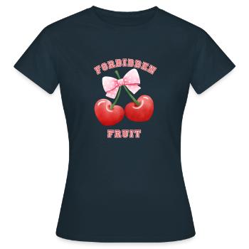 Forbidden Fruit - Women's T-Shirt - navy - Front - AI Model Female 172 dark (172cm)