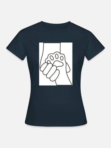Hundefreund - Frauen T-Shirt - Navy