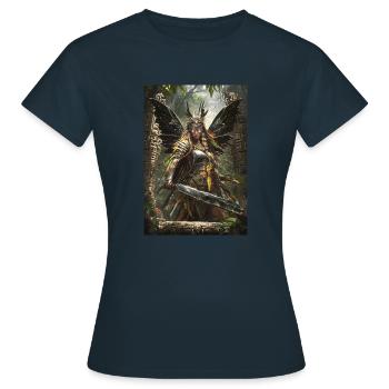 Guerrier Mythologie Mythe Cadeau - T-shirt Femme - marine - Devant - AI Model Female 172 dark (172cm)